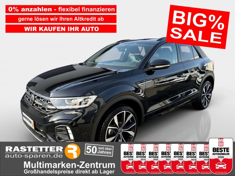 VW T-Roc TSI DSG R-Line PanoSD+19Z+ACC+Kamera+ParkAss+CarPlayNavi+Klimaaut+Privacy