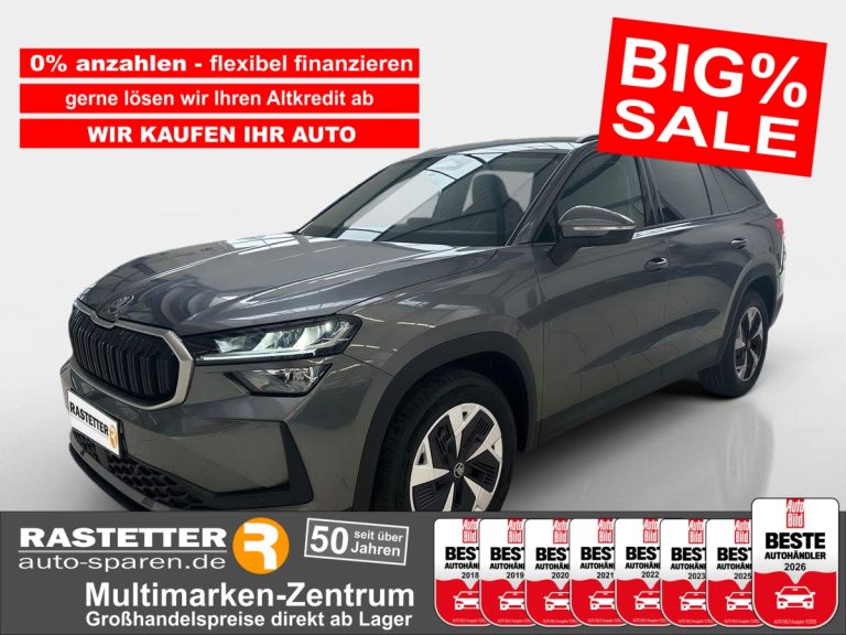 Skoda Kodiaq TDI DSG Selection 7Sitze+Navi+ACC+Kamera+Phonebox+18Z+Winter+PDC+virtCP+Privacy+3Zonen