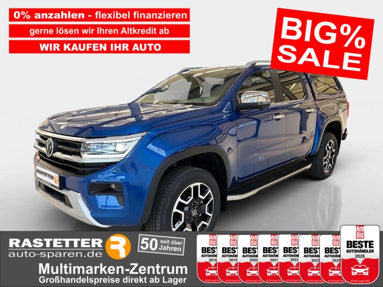 VW Amarok TDI Style 5Jahre+Hardtop+Leder+Harman+Standhzg+AHK+Matrix+20Z+Navi+ACC+360+ParkAss