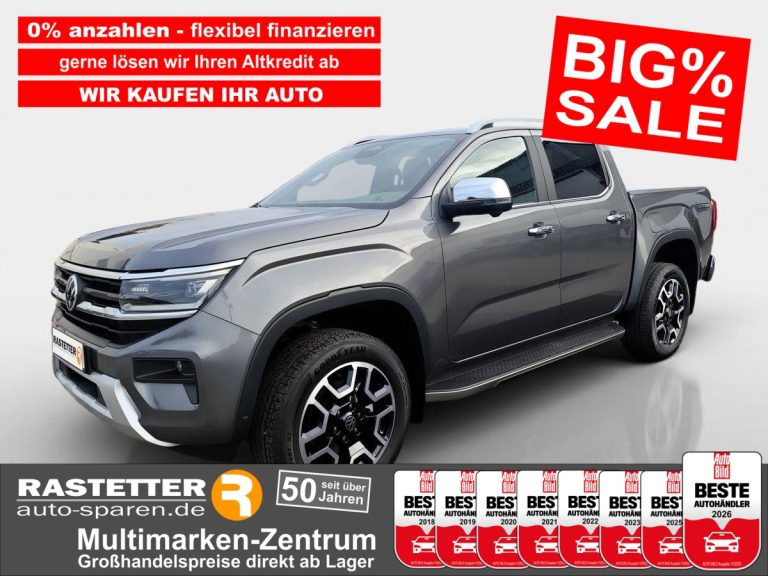 VW Amarok TDI Style 5Jahre+el.Rollo+Leder+Harman+Standhzg+AHK+Matrix+20Z+Navi+ACC+360+ParkAss