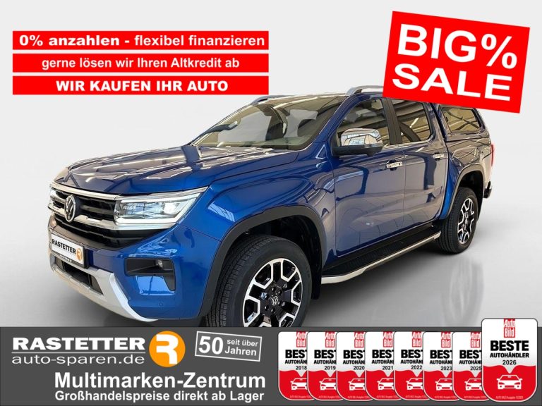 VW Amarok TDI Style 5Jahre+Hardtop+Leder+Harman+Standhzg+AHK+Matrix+20Z+Navi+ACC+360+ParkAss