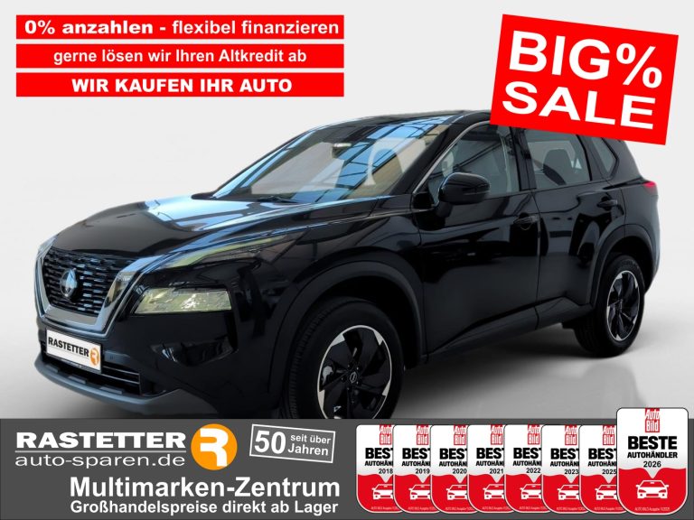 Nissan X-Trail acenta ACC+Kamera+NiConnect+iKey+18Z+3Zonen+Sitzhzg+virtCP+PDC