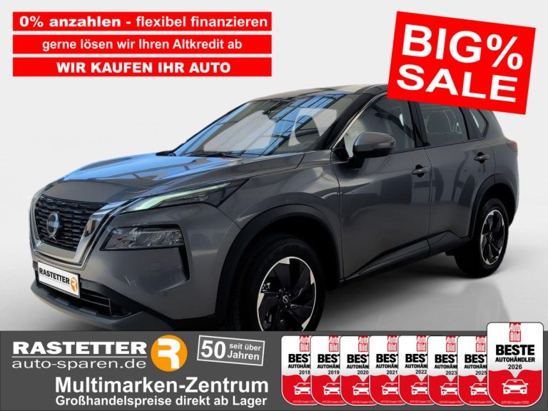 Nissan X-Trail acenta ACC+Kamera+NiConnect+iKey+18Z+3Zonen+Sitzhzg+virtCP+PDC