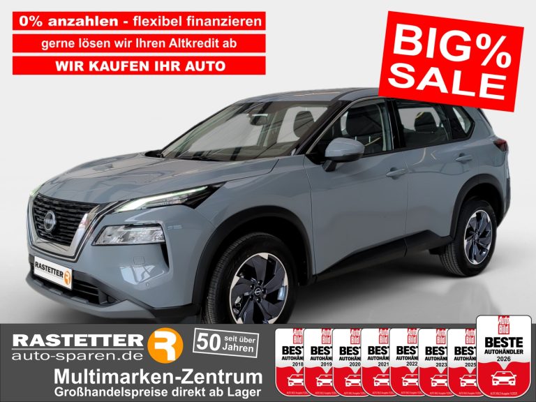 Nissan X-Trail acenta ACC+Kamera+NiConnect+iKey+18Z+3Zonen+Sitzhzg+virtCP+PDC