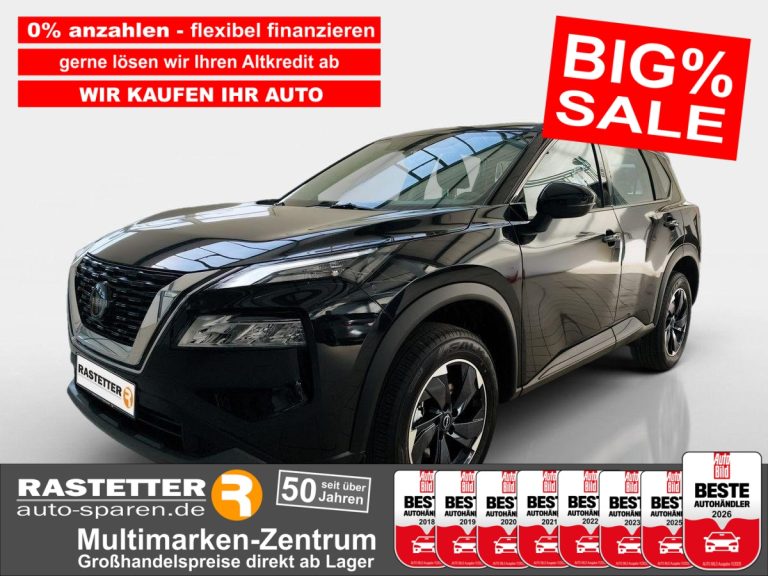 Nissan X-Trail acenta 7Sitze+ACC+Kamera+NiConnect+iKey+18Z+3Zonen+Sitzhzg+virtCP+PDC