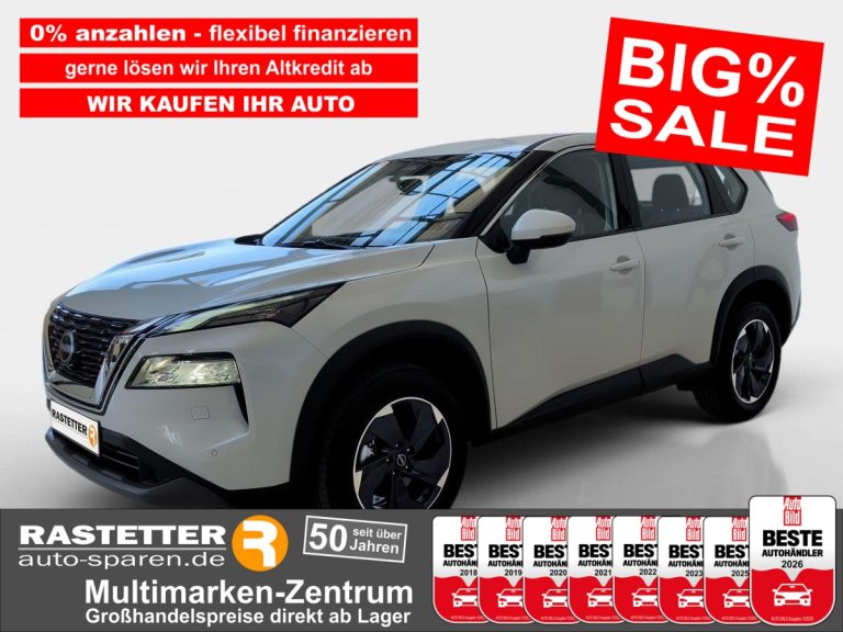 Nissan X-Trail acenta 7Sitze+ACC+Kamera+NiConnect+iKey+18Z+3Zonen+Sitzhzg+virtCP+PDC