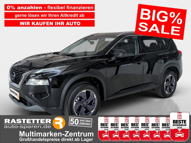 Nissan X-Trail n-connecta 7Sitze+eHeckkl+ProPilot+360+iKey+Navi+ACC+Privacy+virtCP+3Zonen+SHZ+PDC