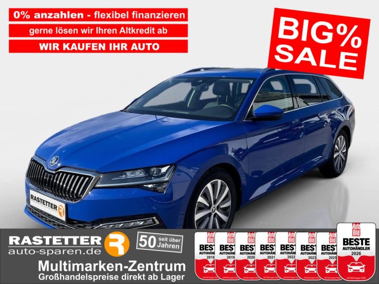 Skoda Superb Combi TDI Style Leder+PanoSD+Canton+AHK+Matrix+Navi+ACC+Kamera+3Zonen