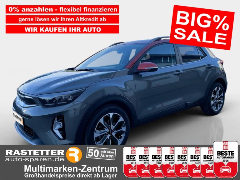 KIA Stonic T-GDI Platinum Leder+Navi+Kamera+SHZ+PDC+Privacy+LED+Klimaaut+SmartKey