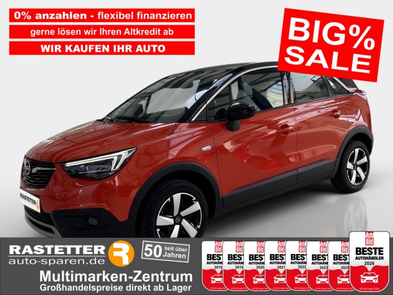 Opel Crossland X Innovation Zweifarb+Komfort+Kamera+CarPlayNavi+Sitzhzg+PDC+Klimaaut+DAB