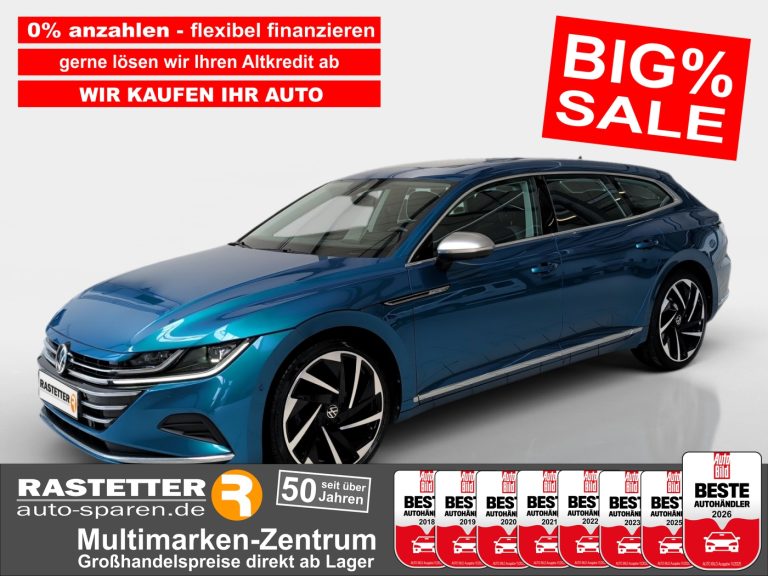 VW Arteon Shooting Brake TDI DSG Elegance PanoSD+20Z+AHK+360+HUD+Massage Matrix SD