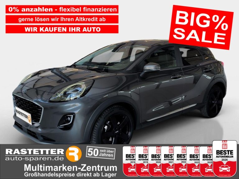 Ford Puma Titanium X B&O+Navi+ACC+Winter+PDC+Privacy+LED+Klimaaut+Teilled+18Z