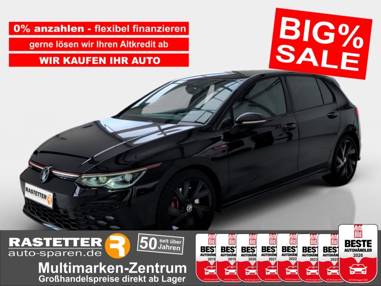 VW Golf VIII GTI Leder+Harman+HUD+Matrix+ACC+Kamera Matrix Leder SoundHUD Kamera
