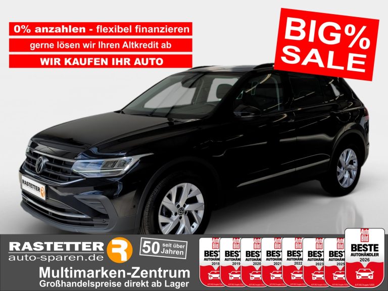 VW Tiguan TDI 4M Life AHK+IQ.DRIVE+ACC+Massage+eHeckkl+HUD+virtCP+ParkAss+Kamera