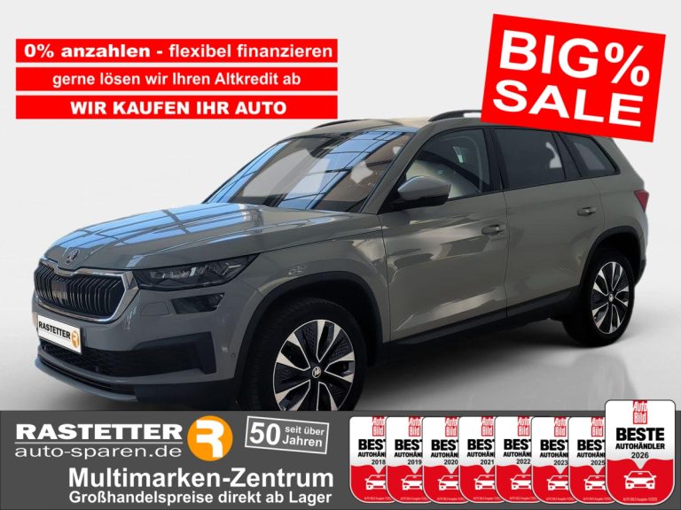 Skoda Kodiaq TDI DSG Tour 19Z+Matrix+AHK+Navi+ACC+4xSHZ+2Zonen Matrix2Zonen 4xSHZ AHK