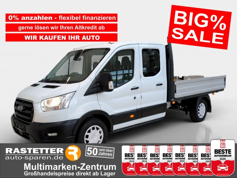 Ford Transit Pritsche 350 L3 DK Trend 7Sitze+AHK+Klima+el.Spiegel