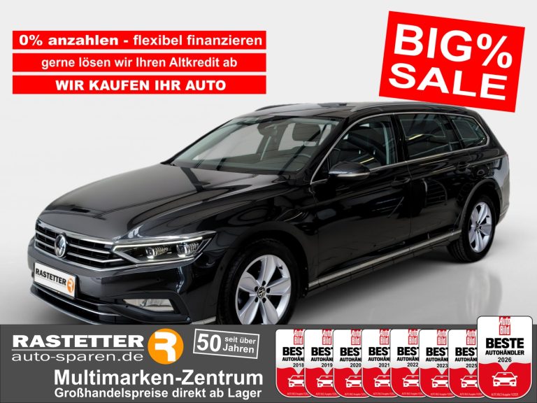 VW Passat Variant TDI DSG Elegance AHK+Navi+eHeckkl+Kamera+ParkAss+ACC Matrix AHK