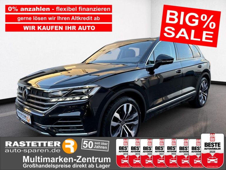VW Touareg 3.0 V6 eHybrid Atmosphere Leder+PanoSD+AHK+Matrix+360+ParkAss+Sitzlüft+Memo