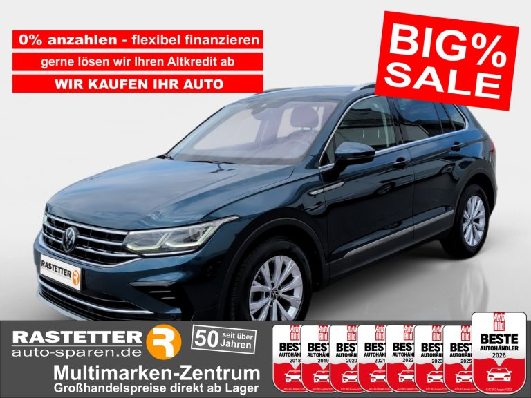 VW Tiguan TDI DSG Elegance IQ.DRIVE+AHK+Standhzg+Matrix+HUD+Navi+ACC+Kamera+ParkAss
