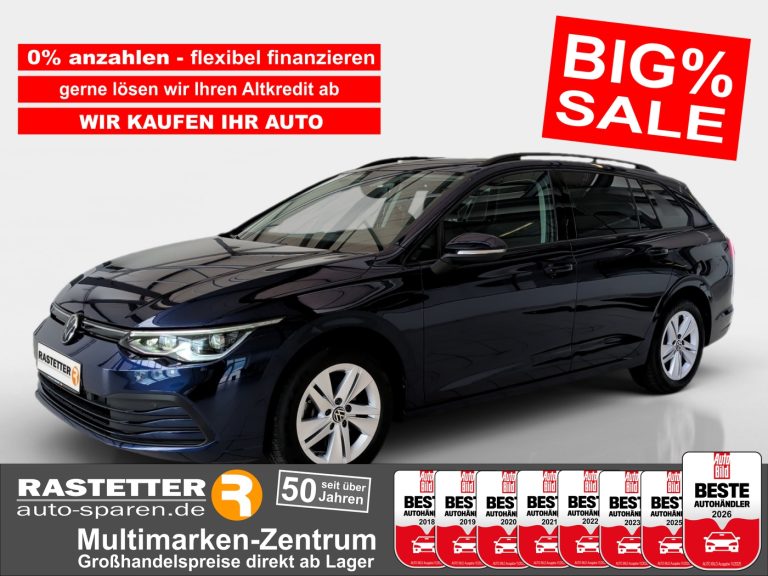 VW Golf VIII Variant TDI DSG Life Matrix+Navi+ACC+Kamera+Sitzhzg+Privacy+Klimaaut