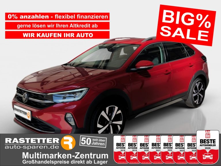 VW Taigo TSI DSG Style beats+IQ.DRIVE+Navi+Matrix+ACC+Kamera+Klimaaut+Privacy